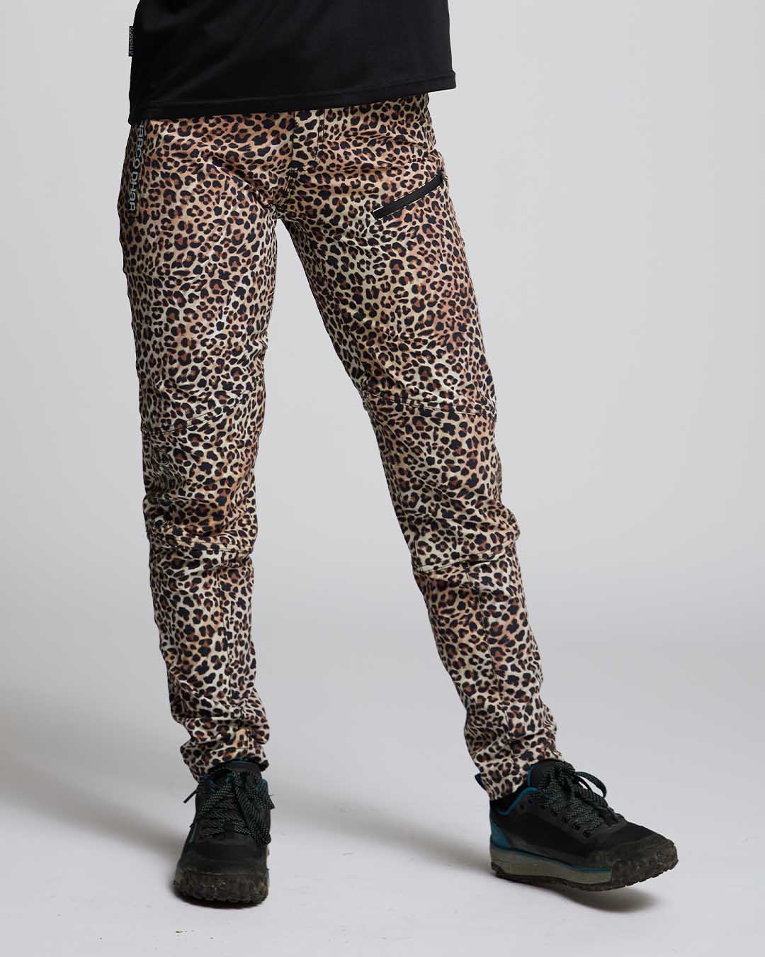 Leopard-print drill pants in Animal Print for | Dolce&Gabbana® US